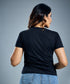 Basic Crew Neck Black Tshirt